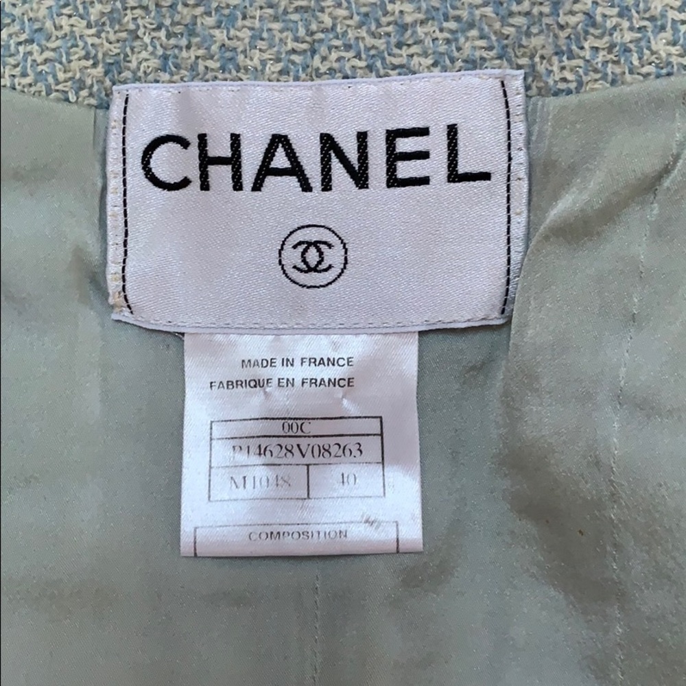 Chanel Blue & silver Stunning Jacket - Picture 3 of 13
